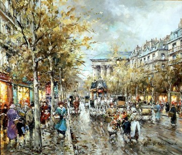 パリ Painting - AB ラ マドレーヌ ブールバード デ カプシーヌ パリジャン